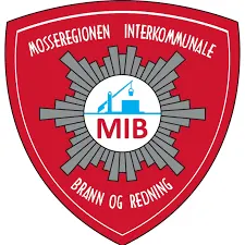 Logo: Mosseregionen interkommunale brann og redning (MIB)